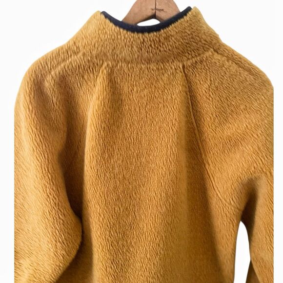 JoyLab 1/2 Zip Gold Sherpa Pullover Size Medium - Picture 4 of 5